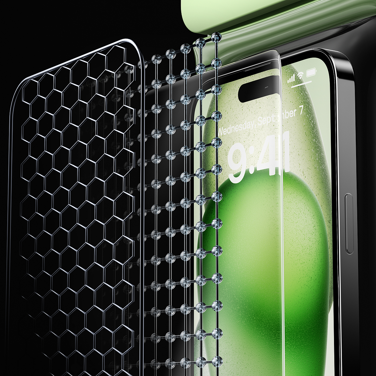 工作渲染-手机防水袋