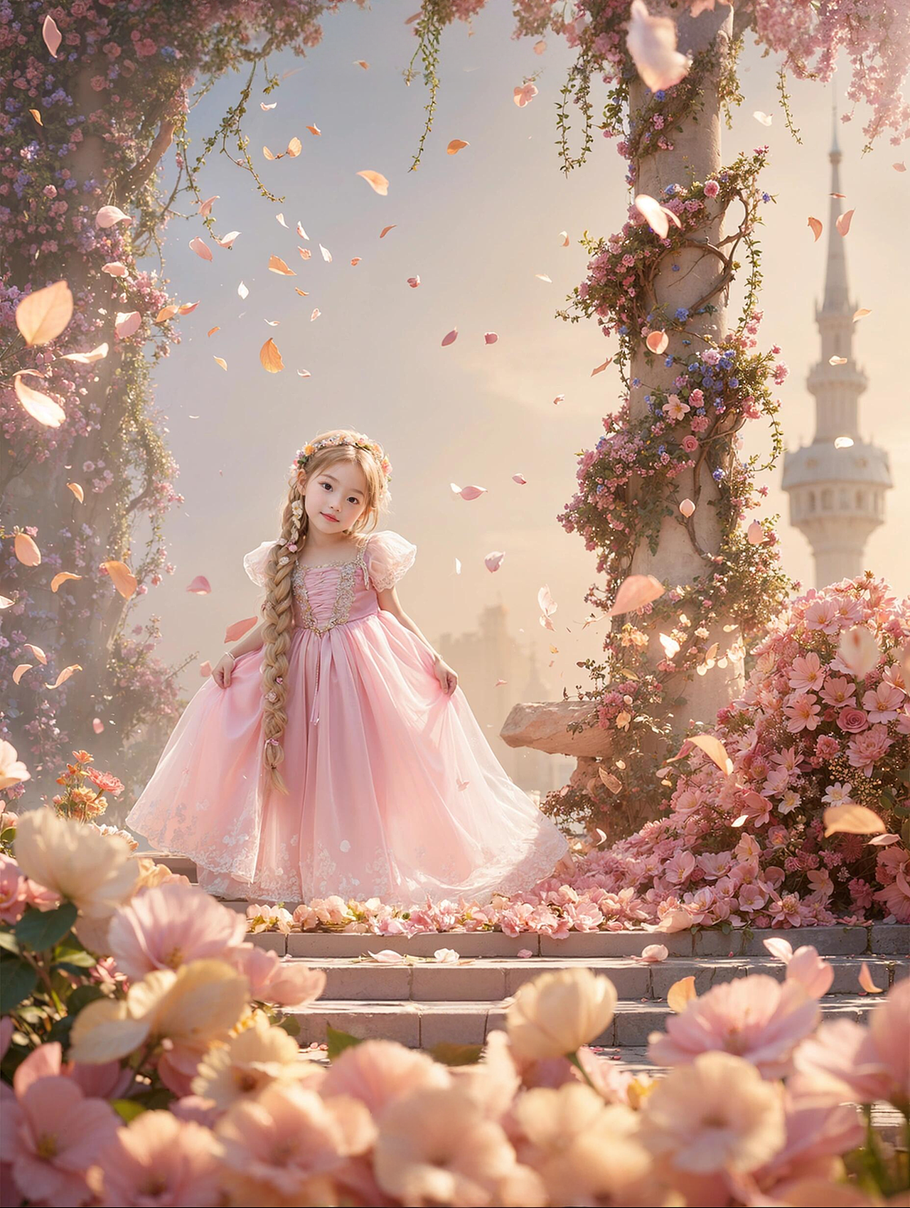 骗你生女儿系列 童话里的小公举照进现实啦儿童摄影（图ZMzkzMDUwNDky） - 人像摄影 - 站酷设计师柒月AIGC原创素材 - 站酷ZCOOL