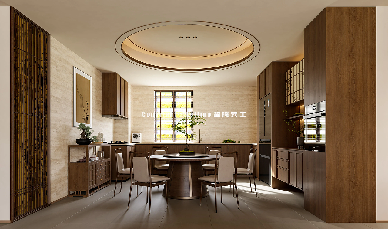 宋式美学｜茶烟袅袅，余韵心居（图ZMzkzMDU3MTUy） - 家装设计 - 站酷设计师澜腾天工表现李工原创素材 - 站酷ZCOOL