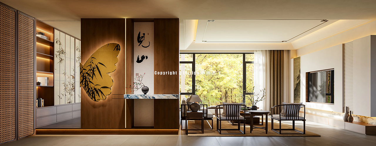 宋式美学｜茶烟袅袅，余韵心居（图ZMzkzMDU3MTQw） - 家装设计 - 站酷设计师澜腾天工表现李工原创素材 - 站酷ZCOOL