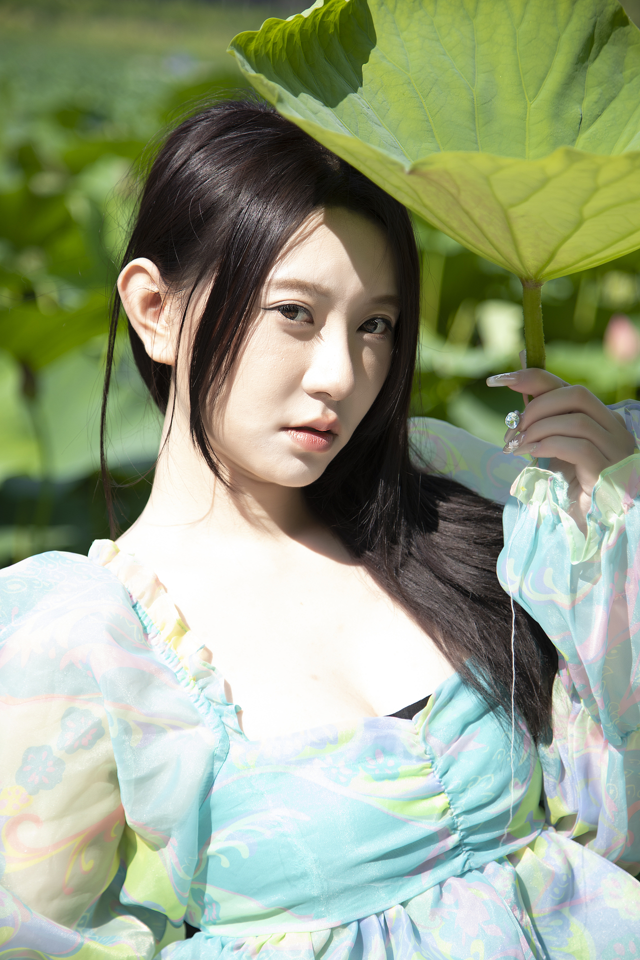 七月荷花宛如梦幻（图ZMzkzMDYwMTEy） - 人像摄影 - 站酷设计师夏天的蓝色皮卡丘原创素材 - 站酷ZCOOL