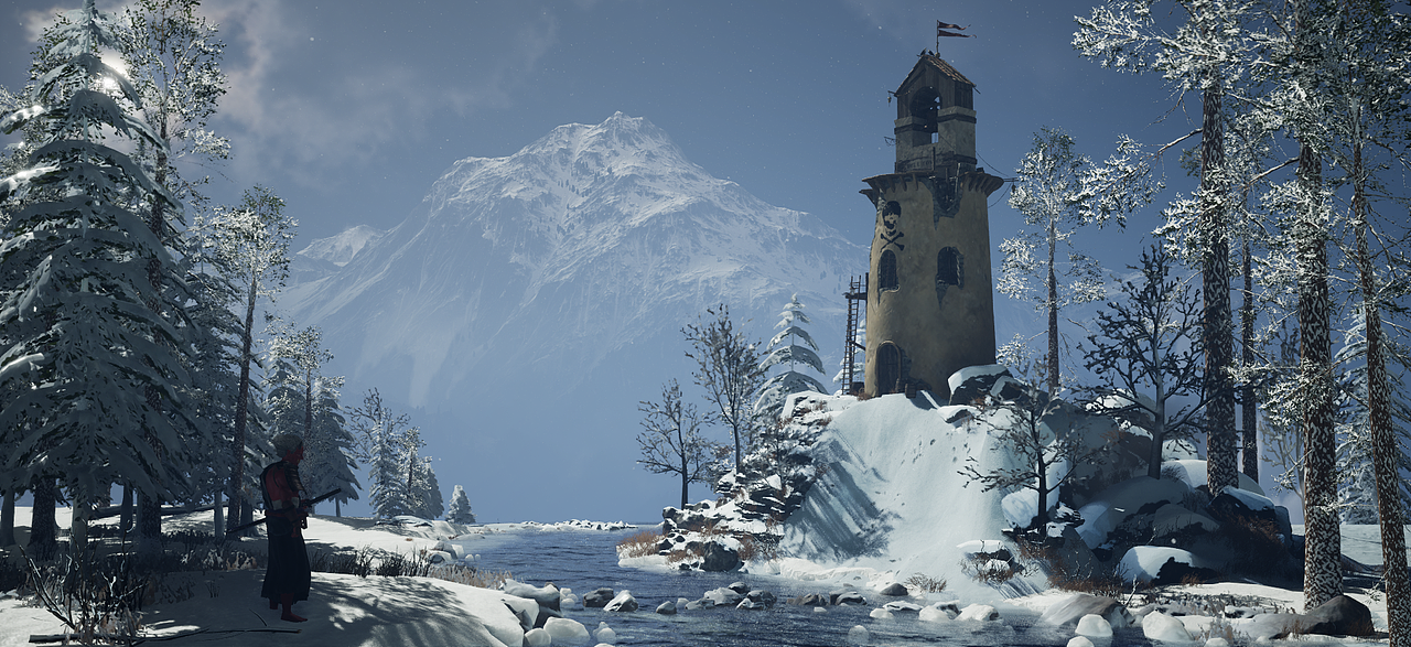 室内转行学习日记-09（雪景）（图ZMzkzMDY3NDI0） - 独立游戏 - 站酷设计师娴_XIAN原创素材 - 站酷ZCOOL