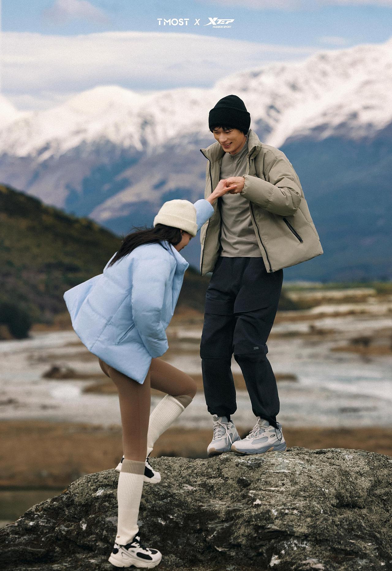 商业摄影|为特步在新西兰拍摄一组视觉大片