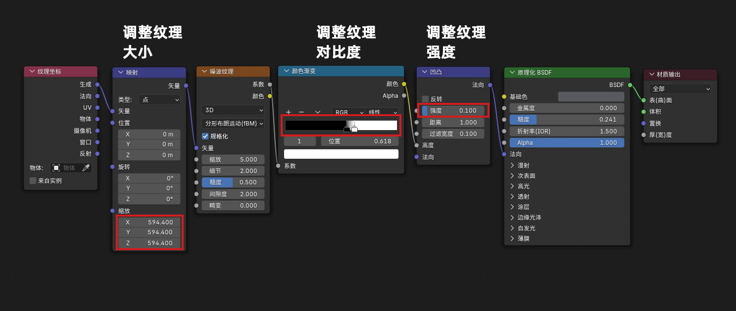 【blender】渲染小技巧1 | 类皮质感材质 | 金属拉丝 |（图ZMTUxNDI3NTI=） - 教程 - 站酷设计师jiang97原创素材 - 站酷ZCOOL