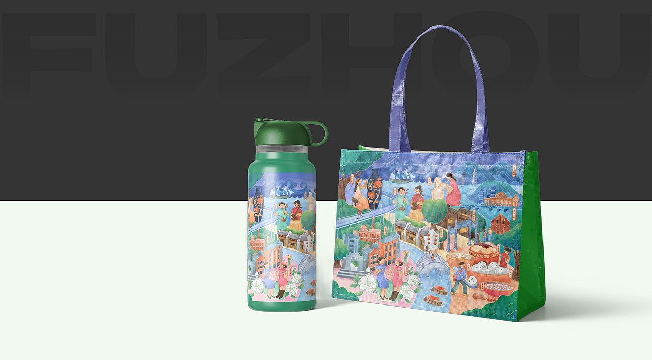 闽都之旅（图ZMzkzMDc4ODgw） - 商业插画 - 站酷设计师zeze_erjia原创素材 - 站酷ZCOOL