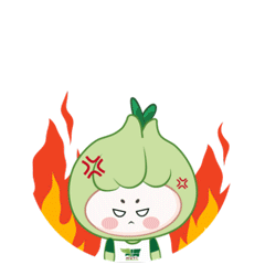 这是第三套表情中的“发火”,第三套是场景版,共24个动态表情,还在设计中。