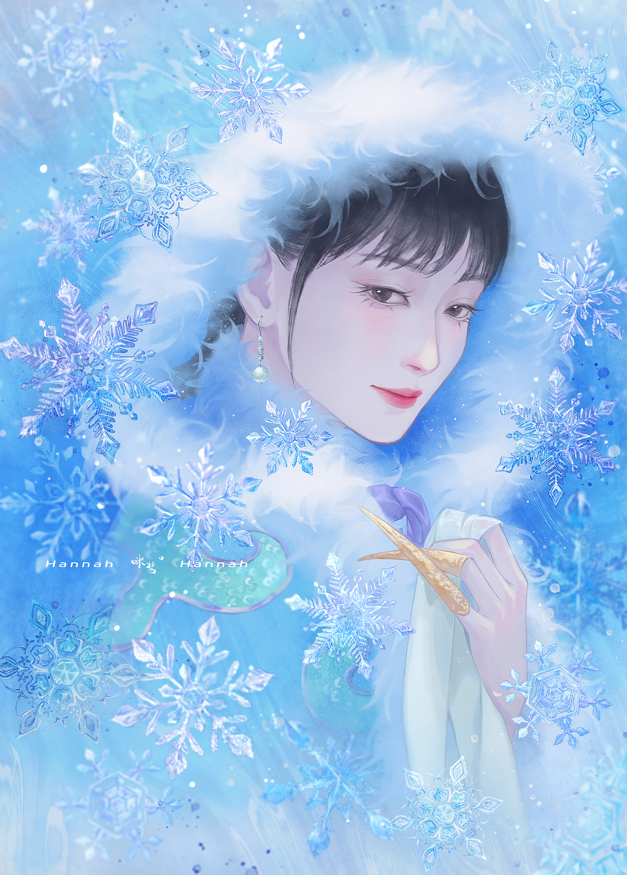 甄嬛传官方授权卡牌❄️冰花红颜（图ZMzkzMDg3MjY4） - 商业插画 - 站酷设计师Hannah咪酱原创素材 - 站酷ZCOOL