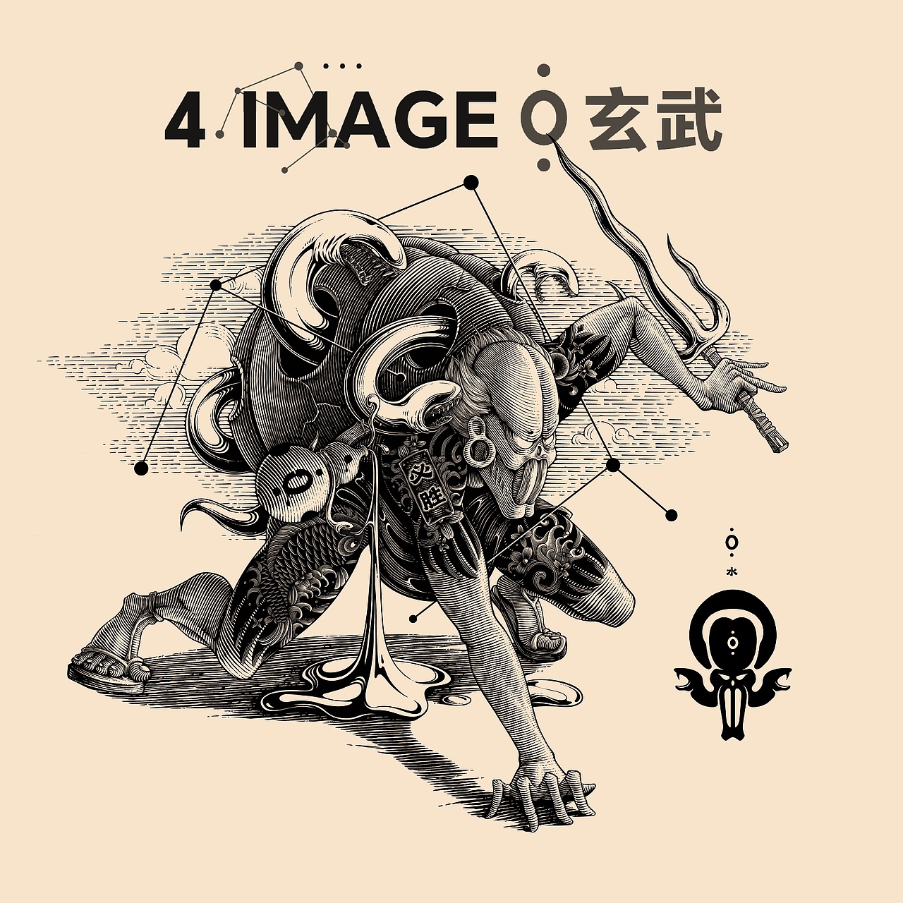 玄武（图ZMzkzMDg5OTQw） - 艺术插画 - 站酷设计师JPZC原创素材 - 站酷ZCOOL