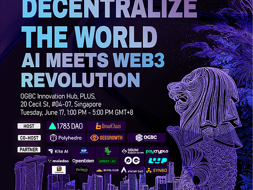 web3互联网行业线下活动平面视觉设计