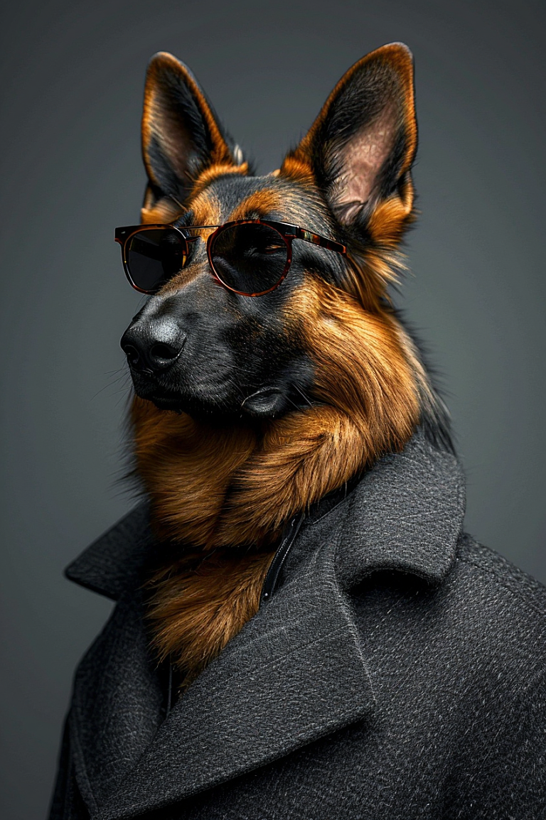 时尚德国牧羊犬