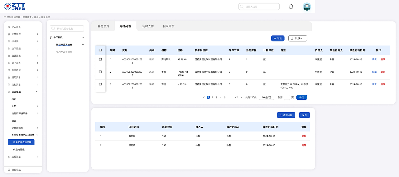 中天科技CNAS系统
