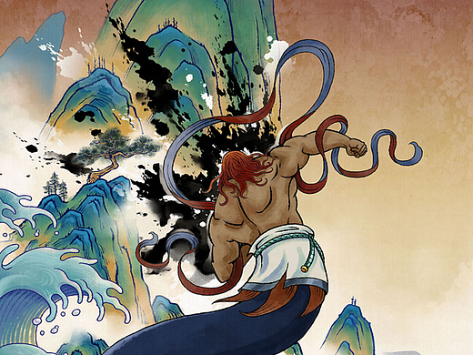 共工怒触不周山