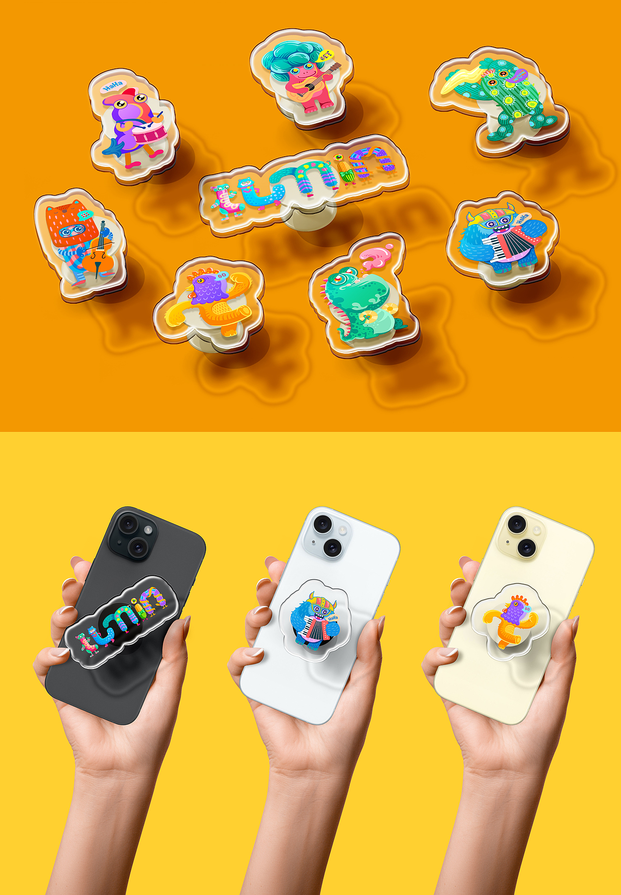 loading...lumin萌怪派对(图ZMzkzMTAzNzk2) - 其他平面 - 站酷设计师张_晚晚原创素材 - 站酷ZCOOL