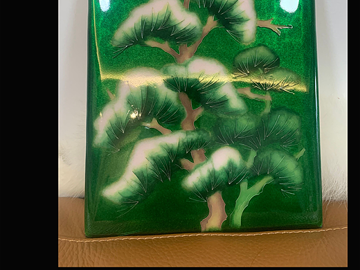 精品中古七宝烧/铜胎/