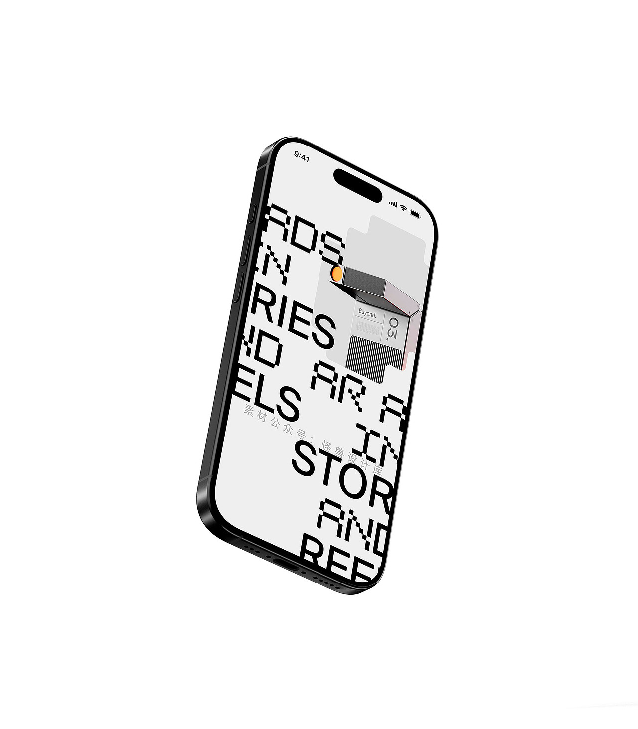 40款多角度苹果16手机屏幕APP界面UI交互设计展示样机