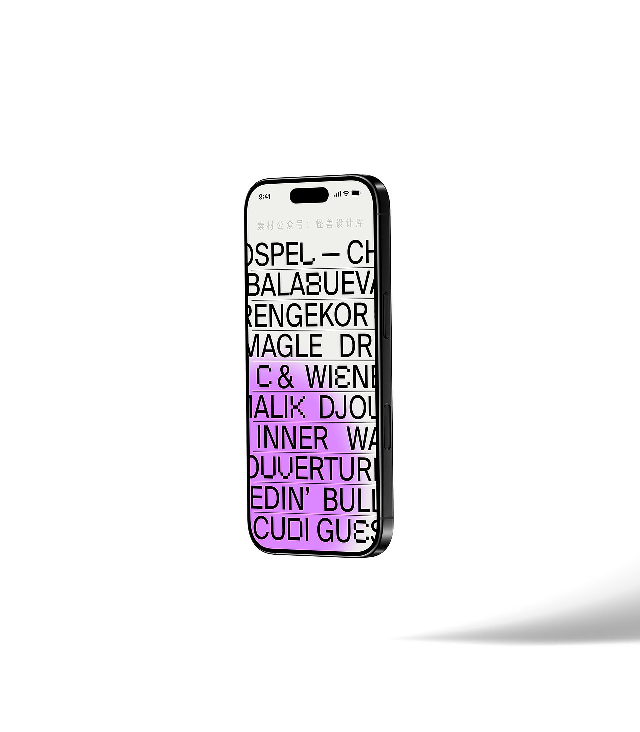 40款多角度苹果16手机屏幕APP界面UI交互设计展示样机