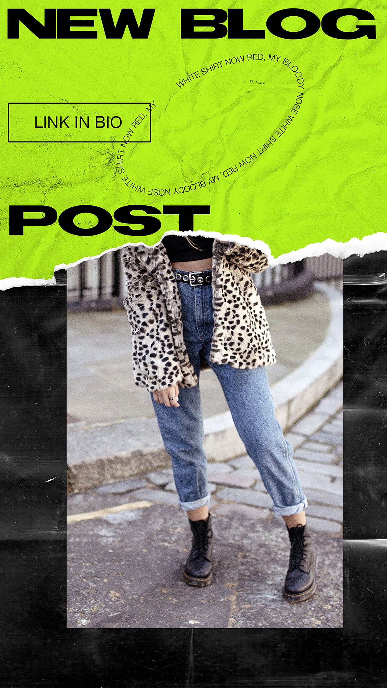 25款潮流时尚霓虹撕纸效果新媒体推广电商海报样机