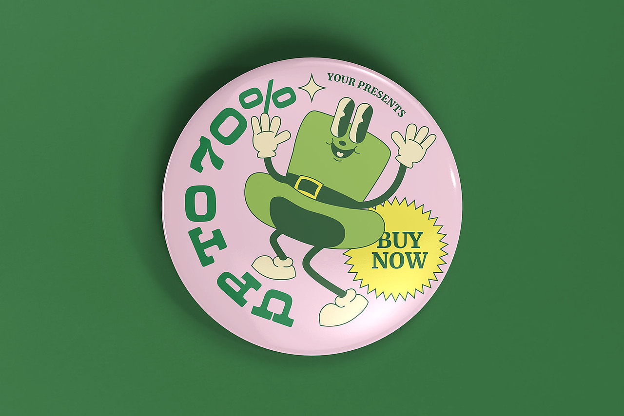 6款圆形金属胸针徽章别针文创周边VI设计作品展示样机（图ZMzkzMTEyMTAw） - 包装 - 站酷设计师作品包装设计原创素材 - 站酷ZCOOL