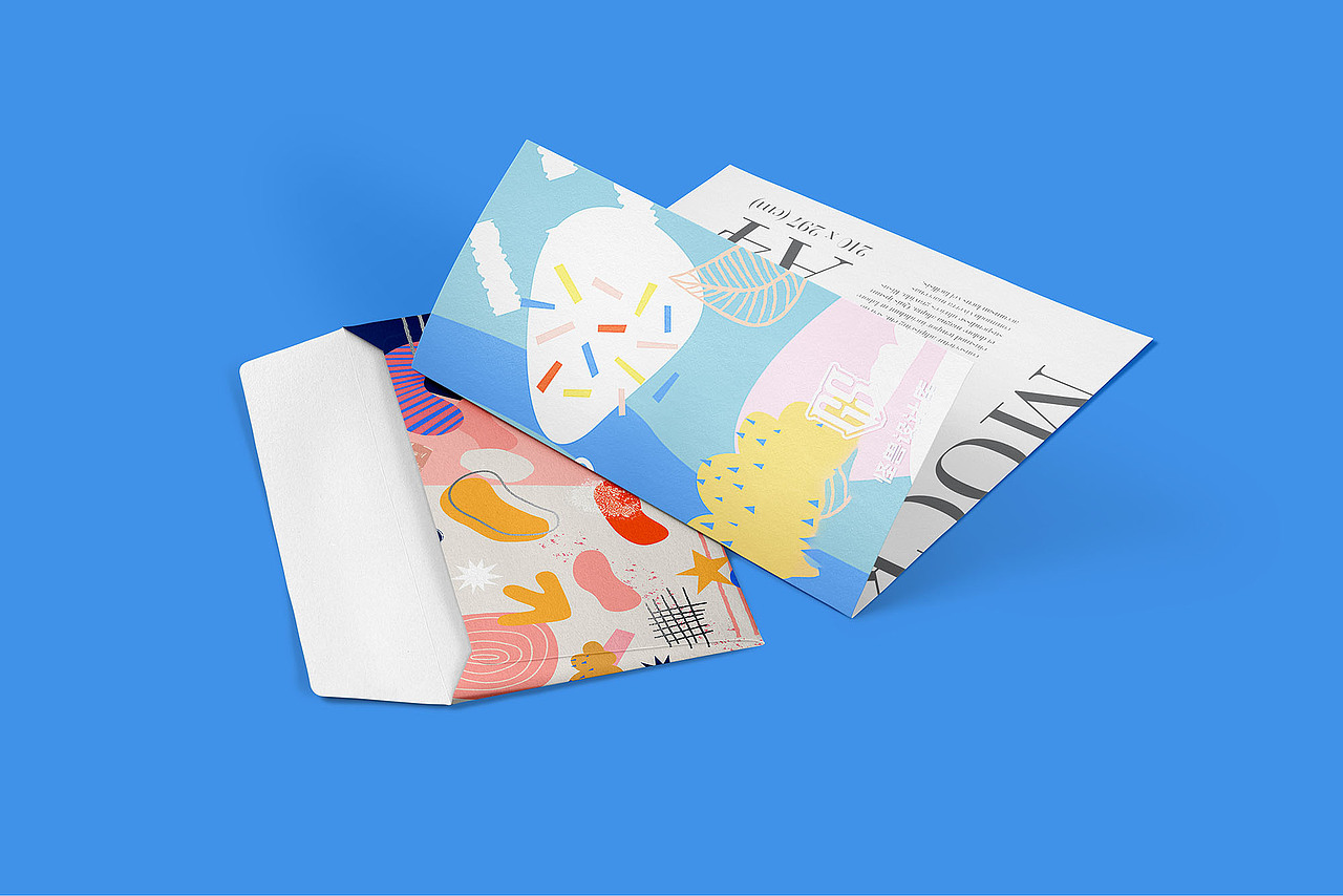 24款文创品牌产品VI提案logo手机壳海报包装纸盒样机