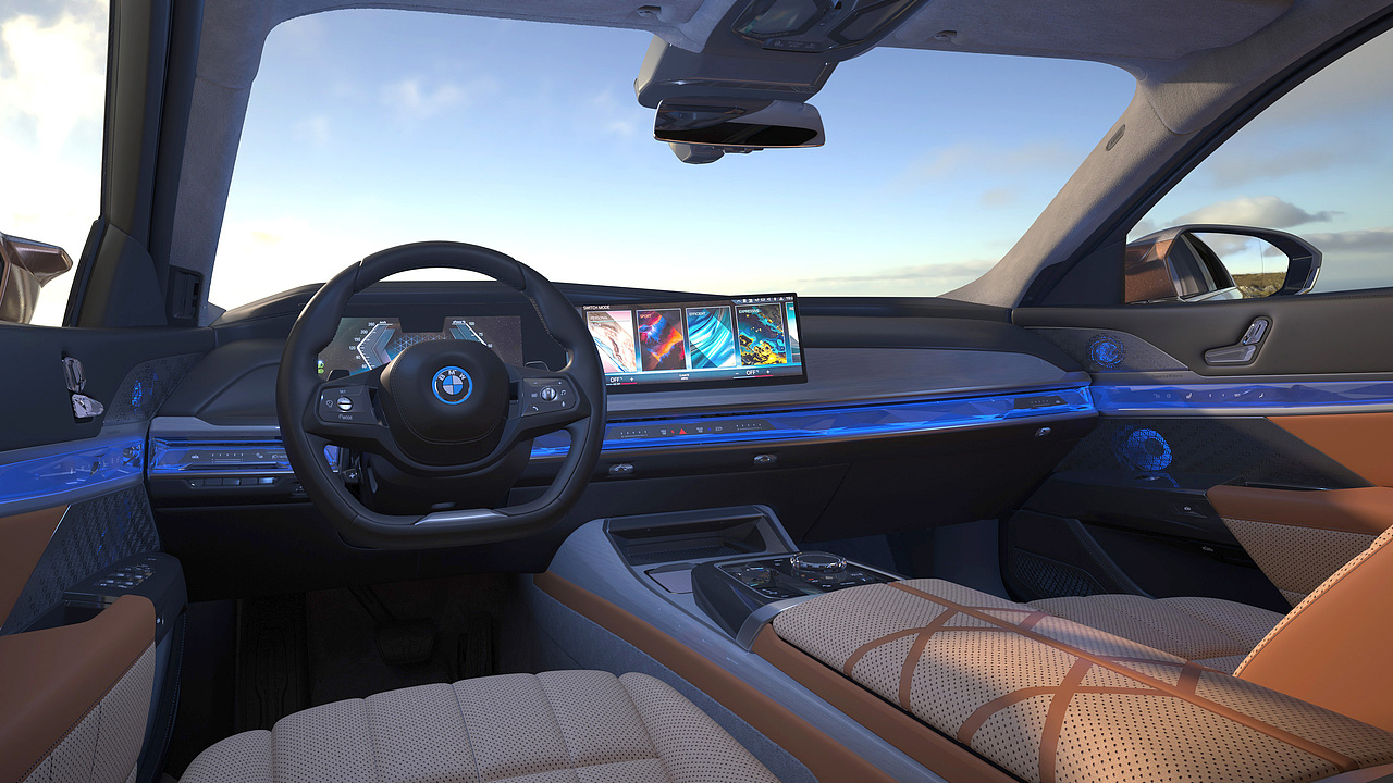 BMW i7 CGI渲染内饰篇