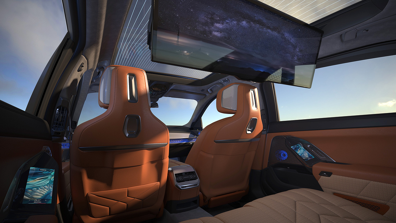 BMW i7 CGI渲染内饰篇