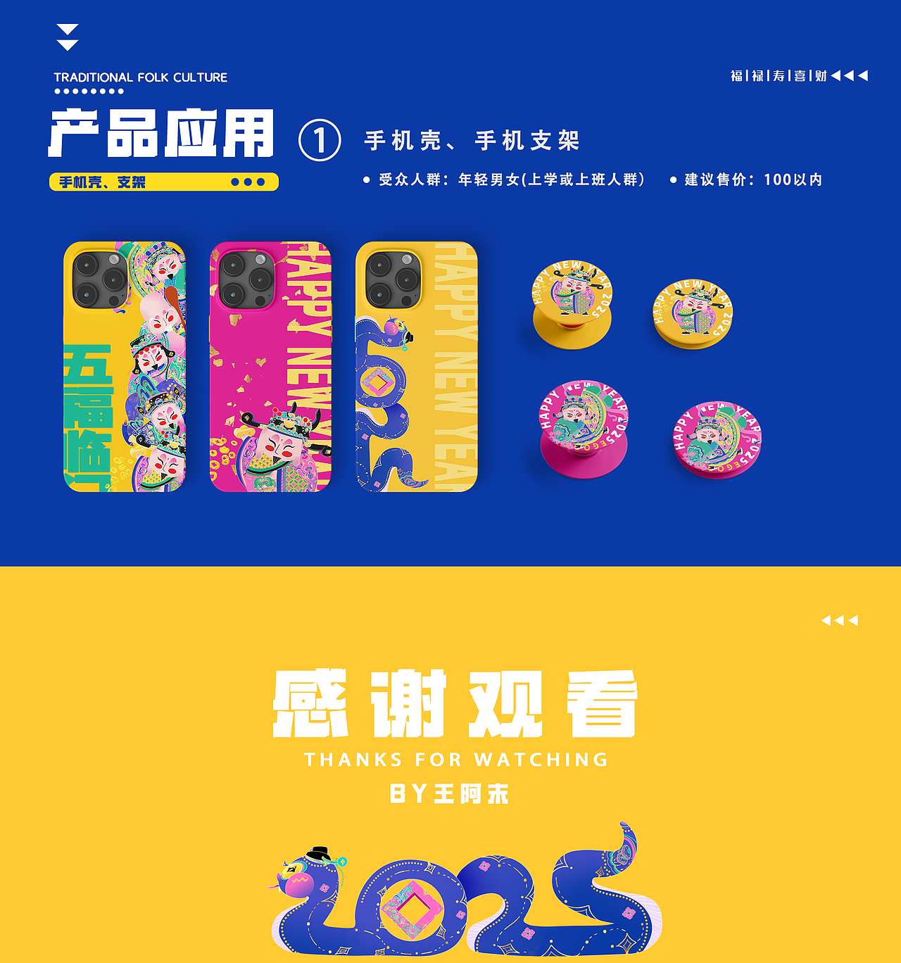 春节周边首选 五福临门 —— 福禄寿喜财