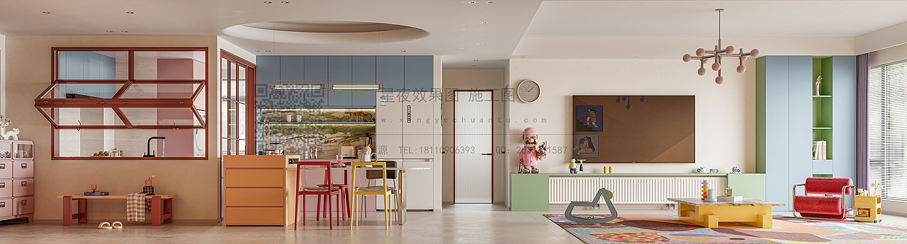 打破常规，玩味生活——孟菲斯用色彩唤醒你的空间！（图ZMzkzMTI5NTg0） - 家装设计 - 站酷设计师设计源源原创素材 - 站酷ZCOOL