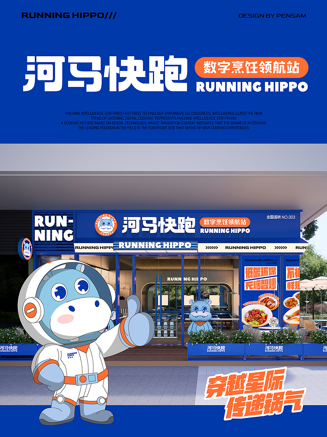 河马快跑现炒快餐品牌全案设计(图ZMzkzMTMwODAw) - 品牌 - 站酷设计师品善品牌设计顾问原创素材 - 站酷ZCOOL