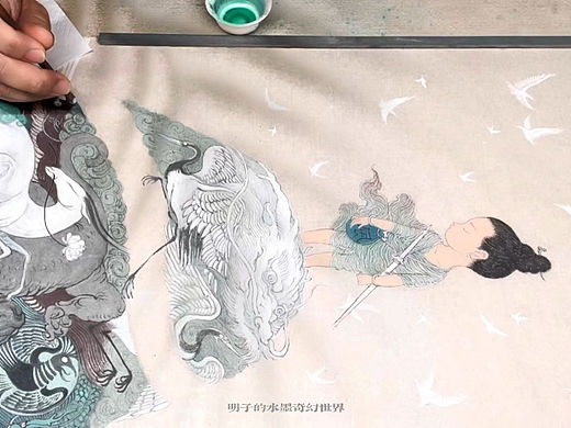 炎炎酷夏日，笔尖换清凉。