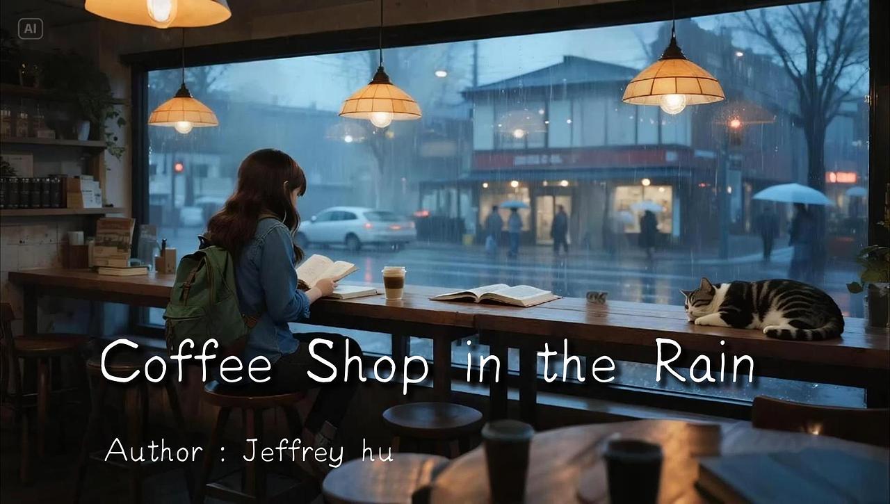 Café in the Rain