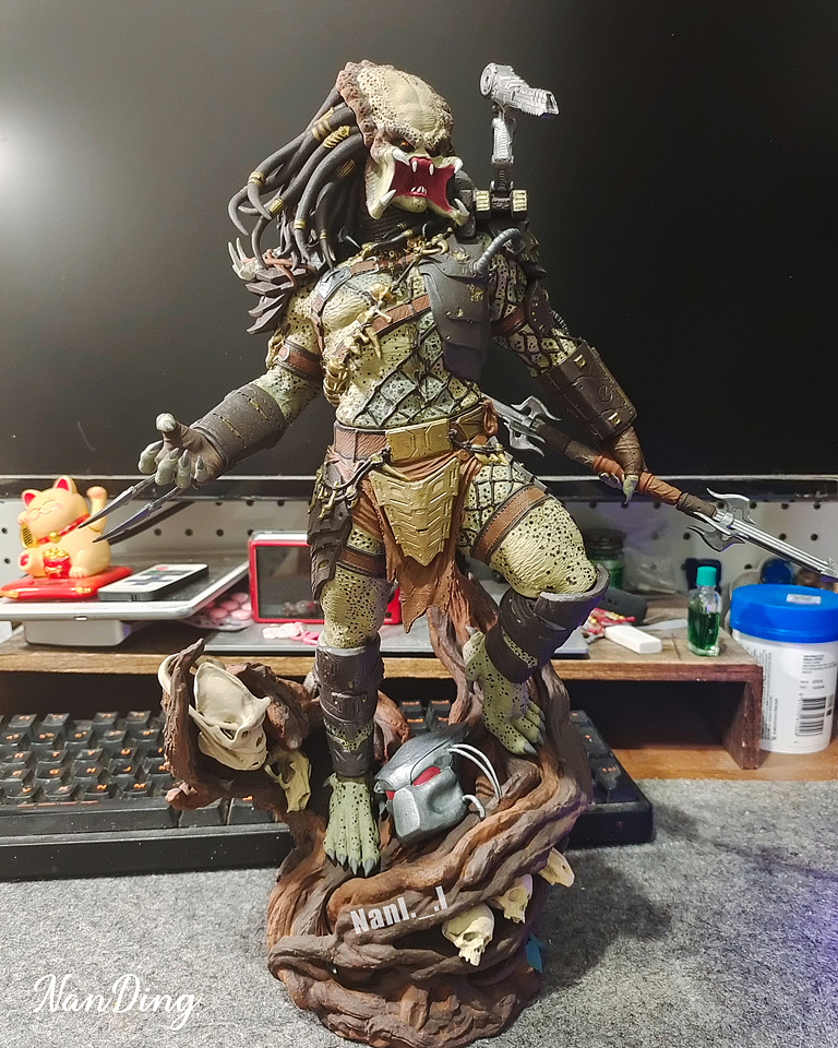 铁血战士 - Predator（GK手涂）（图ZMzkzMTQ0MDIw） - 手办/模玩 - 站酷设计师NanDing原创素材 - 站酷ZCOOL