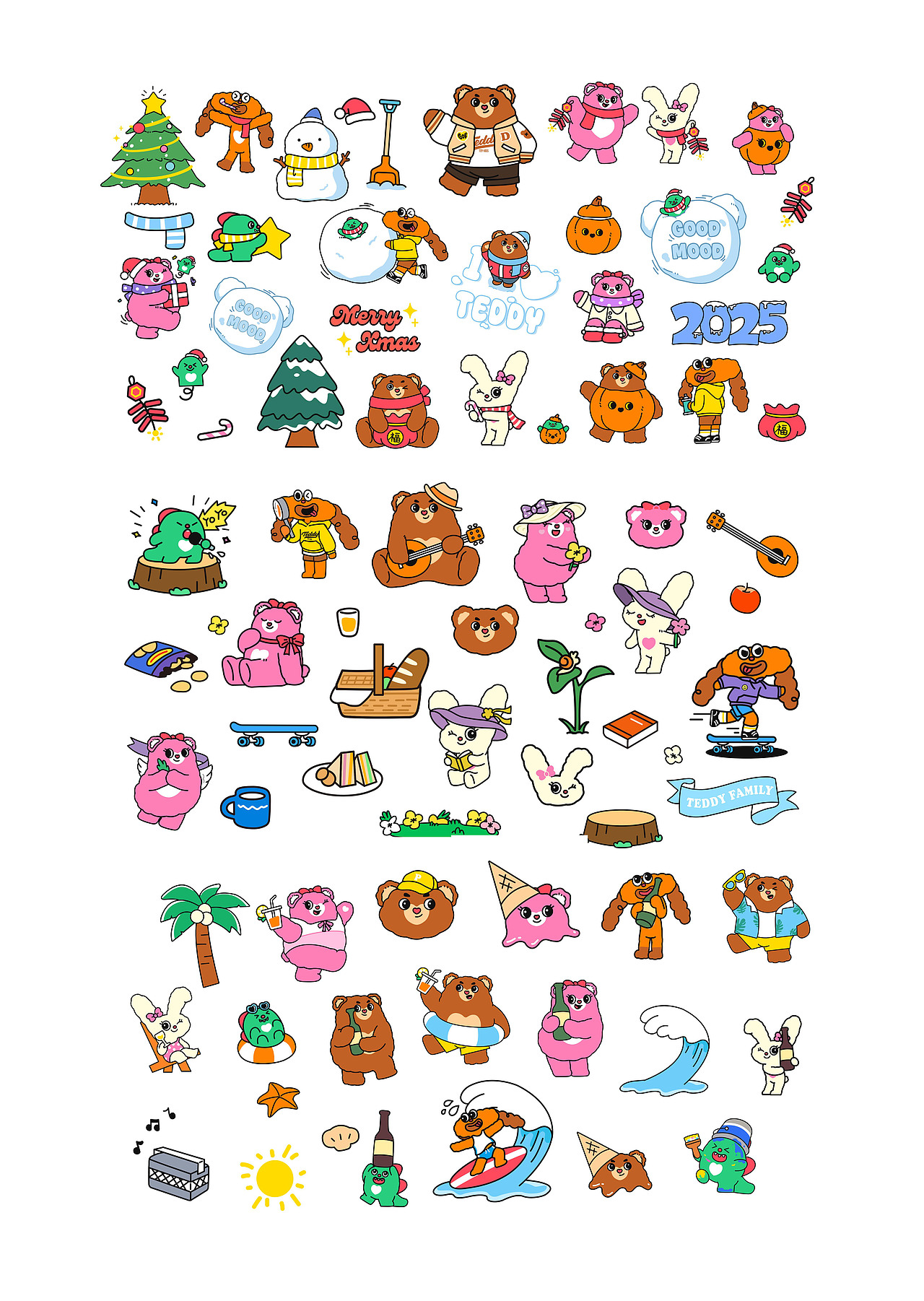 泰迪总动员 | 陪伴一亿儿童快乐成长品牌（图ZMzkzMTQ2MDg0） - IP形象 - 站酷设计师1KAI原创素材 - 站酷ZCOOL