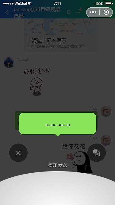 uniapp+vite5短视频+直播+聊天应用【小程序版】