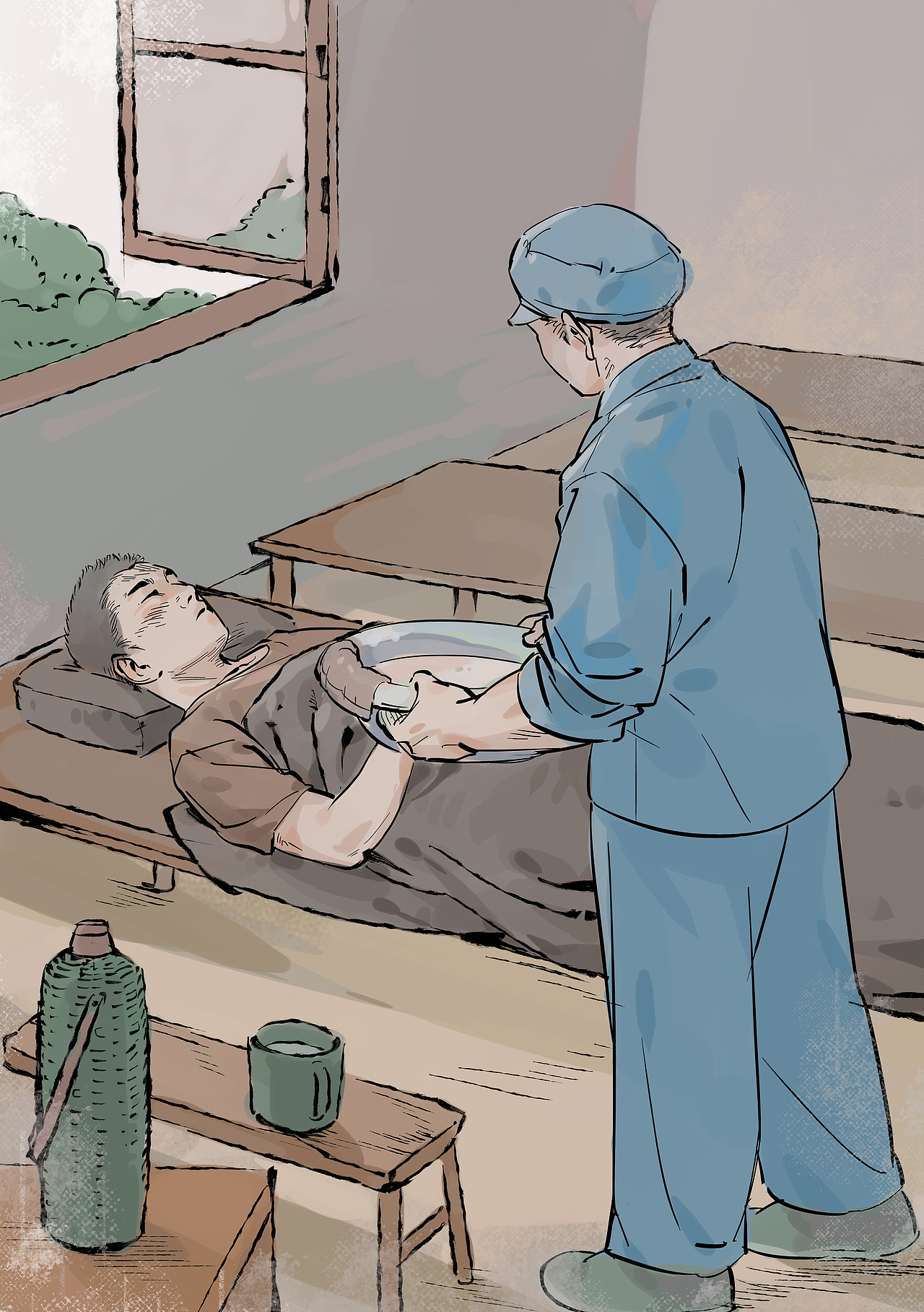 红色绘本插图（图ZMzkzMTU1NTY0） - 儿童插画 - 站酷设计师mumu小云原创素材 - 站酷ZCOOL