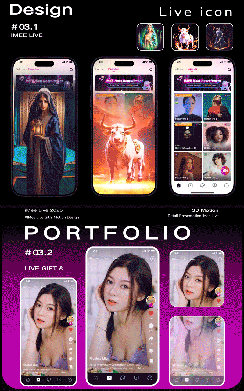 iMee直播礼物（图ZMzkzMTU2Mjc2） - 运营设计 - 站酷设计师VITA弥勒原创素材 - 站酷ZCOOL