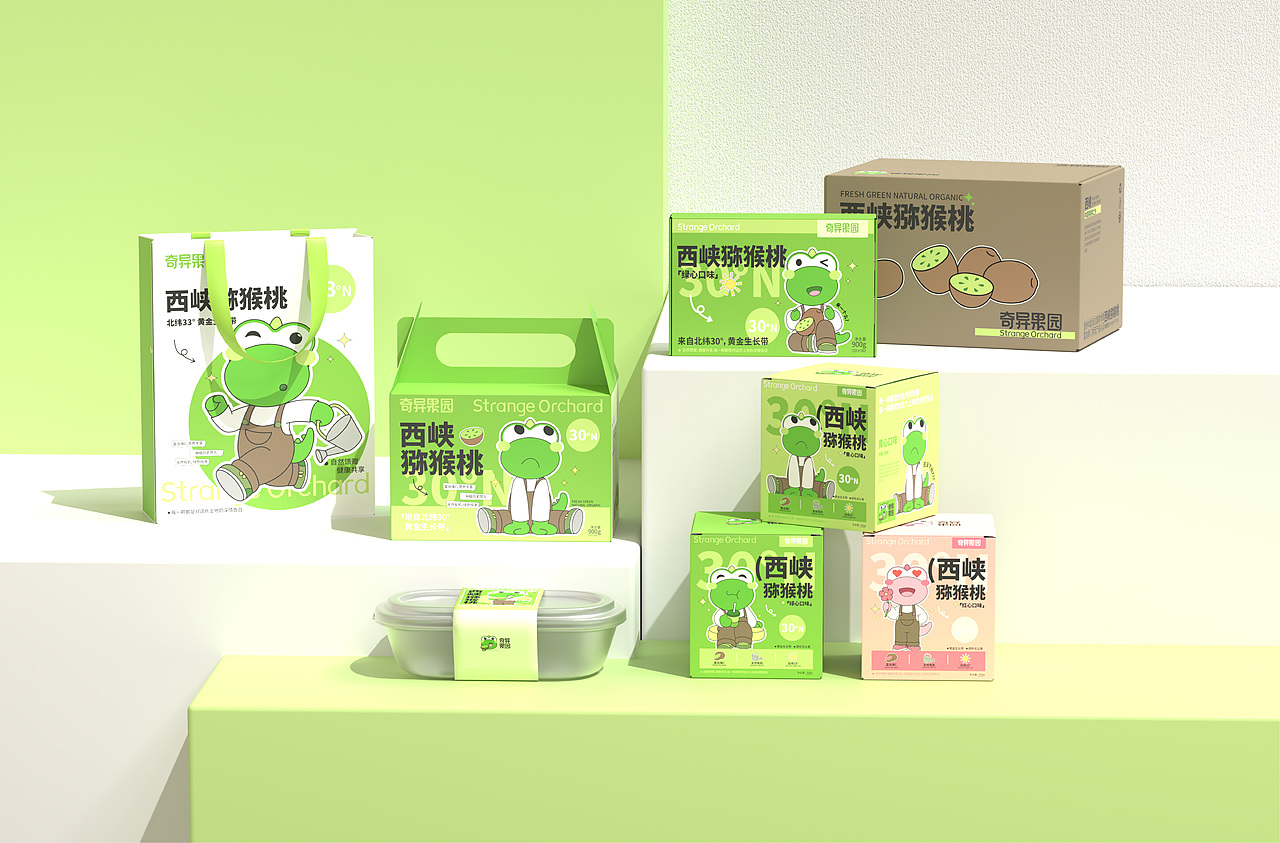 奇异果园——南阳西峡猕猴桃包装设计