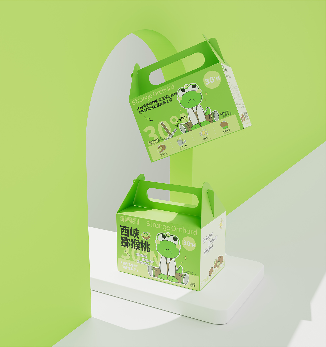 奇异果园——南阳西峡猕猴桃包装设计