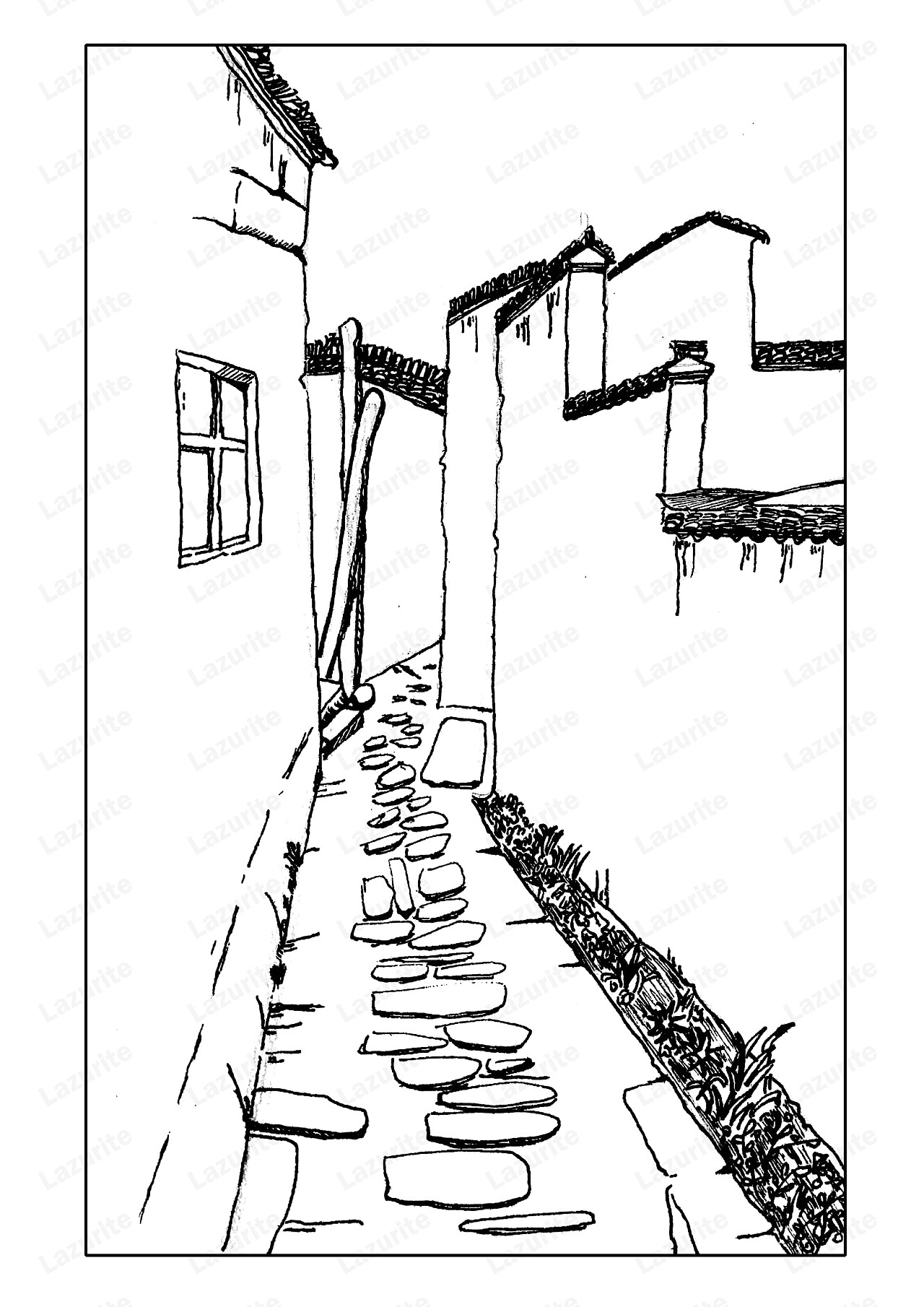 钢笔画写生 | ①（图ZMzkzMTU3ODcy） - 绘画 - 站酷设计师Lazurite77原创素材 - 站酷ZCOOL