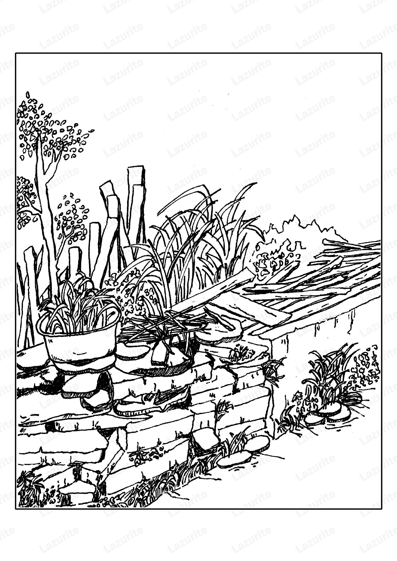 钢笔画写生 | ①（图ZMzkzMTU3OTA0） - 绘画 - 站酷设计师Lazurite77原创素材 - 站酷ZCOOL