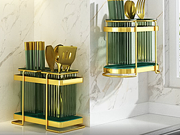 轻奢筷子筒动画展示