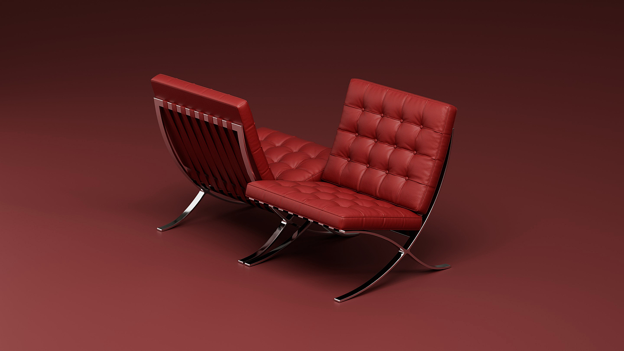 巴塞罗那椅（图ZMzkzMTYxNTA4） - 场景 - 站酷设计师思文和搅拌机原创素材 - 站酷ZCOOL