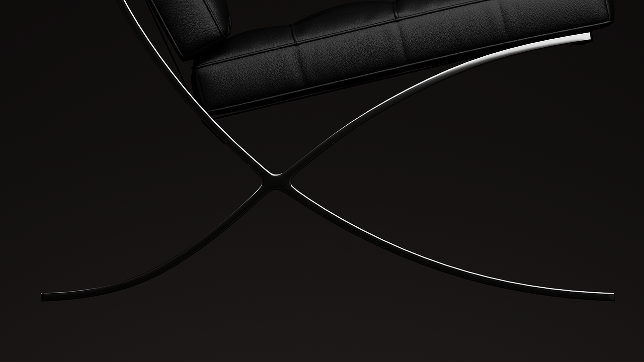 巴塞罗那椅（图ZMzkzMTYxNDgw） - 场景 - 站酷设计师思文和搅拌机原创素材 - 站酷ZCOOL