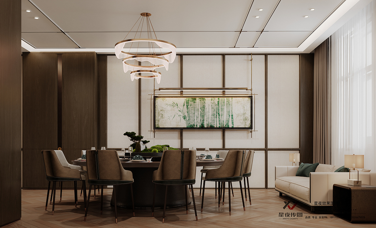 新中式包厢，将东方雅韵融入空间