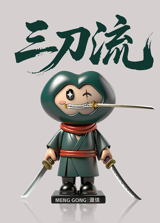三刀流，尼卡形态（图ZMzkzMTc2MTY4） - IP形象 - 站酷设计师455570910原创素材 - 站酷ZCOOL