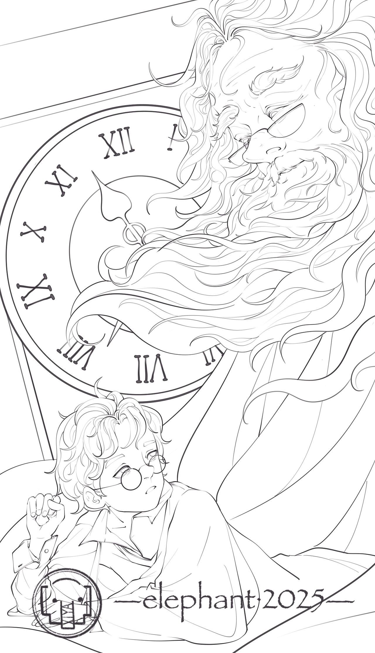 邓布利多（图ZMzkzMTc2ODU2） - 艺术插画 - 站酷设计师大象鼻子长是漂亮原创素材 - 站酷ZCOOL