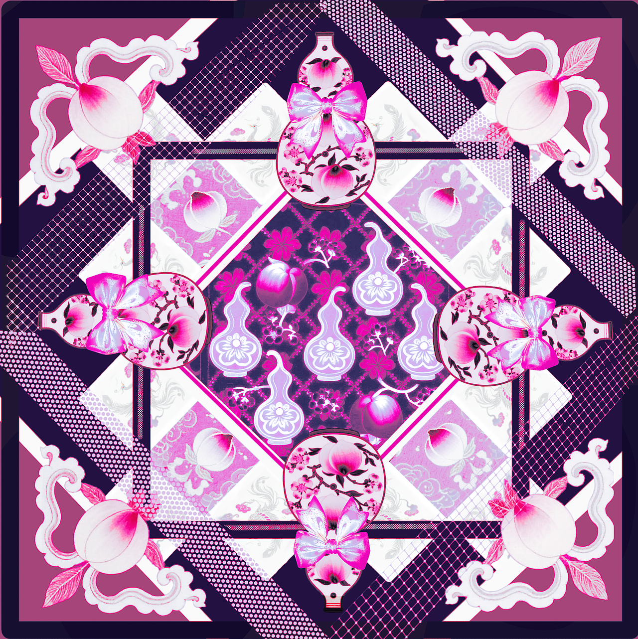 新中式布料设计与传统元素的结合