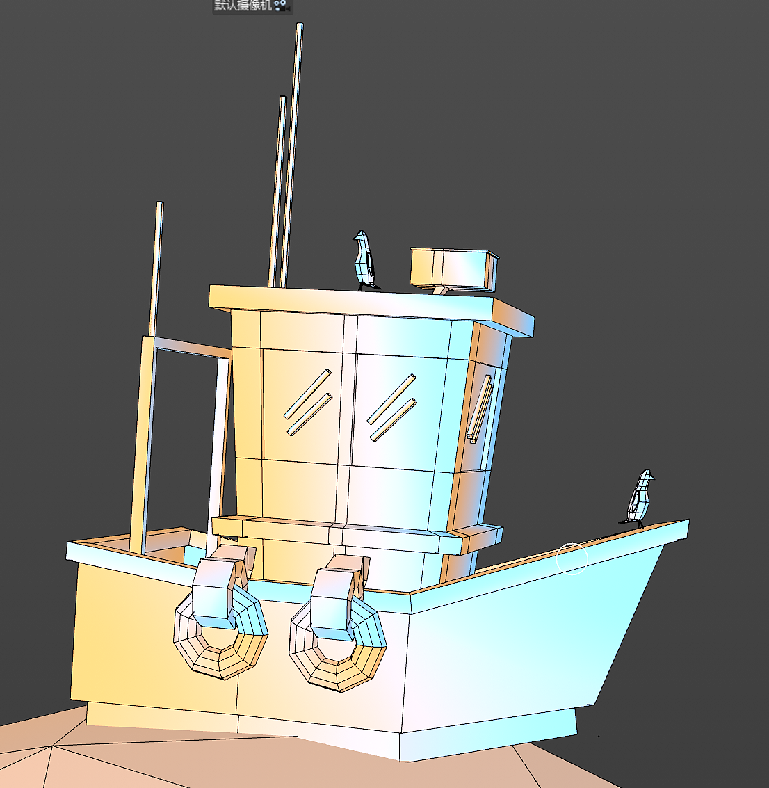 个人练习低边型风格的《小王子星球上的船》