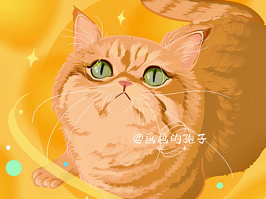 宠物肖像插画