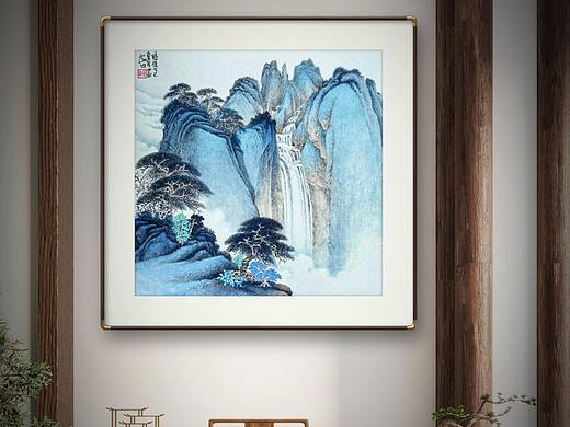 溪山飞瀑