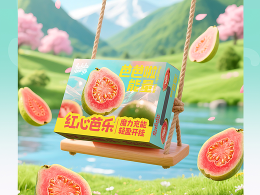 芭乐——水果包装设计